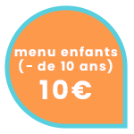 Menu enfant à 10€